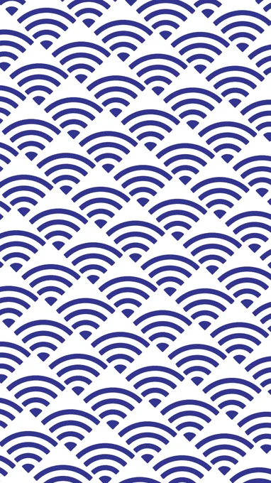 和柄とみせかけてWi-Fi柄です。 