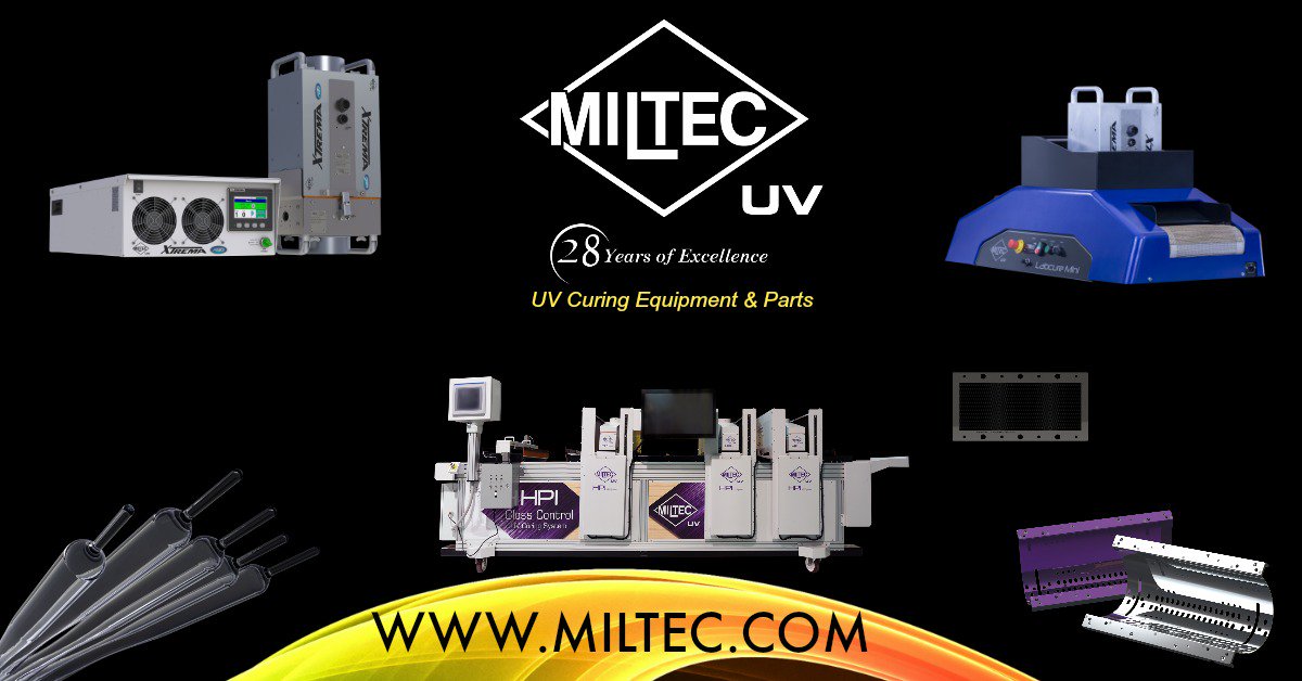 MiltecUV's tweet photo. Miltec UV's state of the art custom UV curing equipment offers high peak irradiance technology that provides improved manufacturing productivity and reduces energy and maintenance costs! Miltec also offers a wide range of replacement parts. #uvtechnology #uvcuring #uvcure https://t.co/Fao6yj7j0I