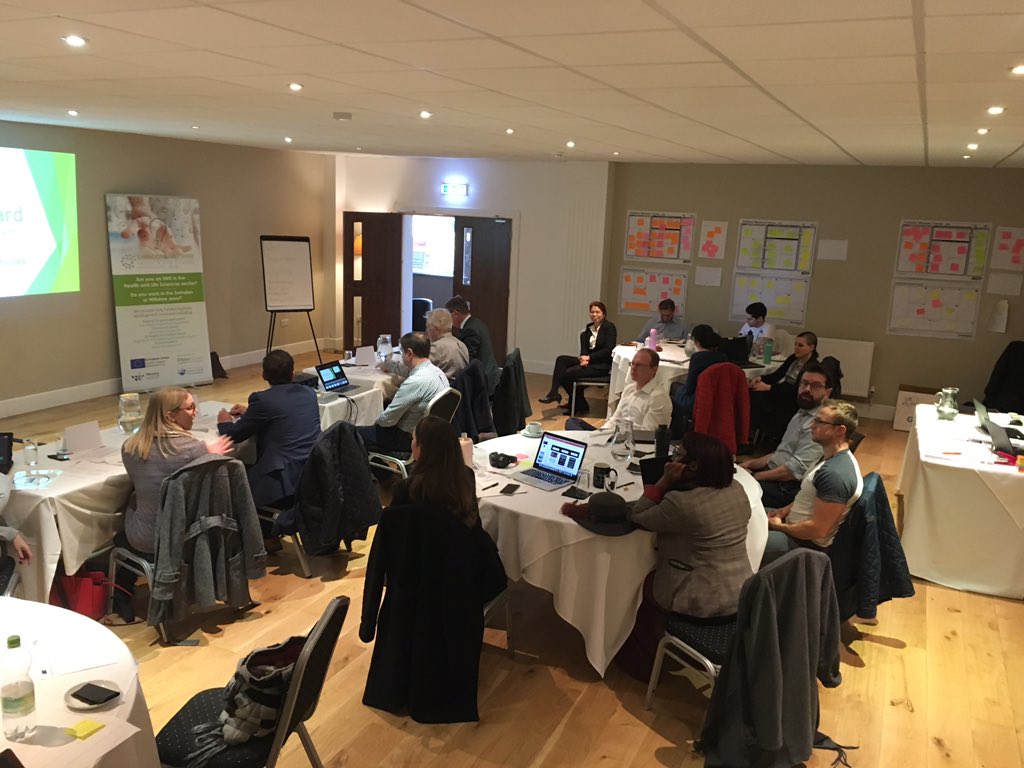 setsquared's tweet photo. Our pitching session kicks off! What an exciting afternoon ahead at our Wessex AHSN Health Innovation Programme @WessexAHSN @AdrianBraine @Andy_Burroughs #thinkentrepreneur #HIP_AHSN https://t.co/CJFz6qa81R
