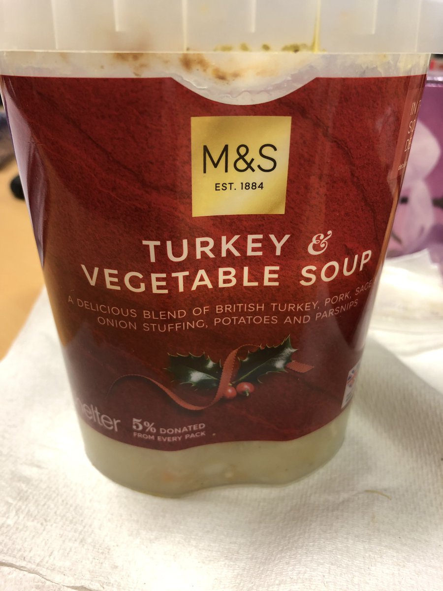 GemAtkinson22's tweet photo. @marksandspencer I was half way through my Soup only to dig to the bottom and find a fly!!! This is not what I expect from such a well respected food distributor who prides themselves on quality! 🤢 https://t.co/2KxcGPaZCK