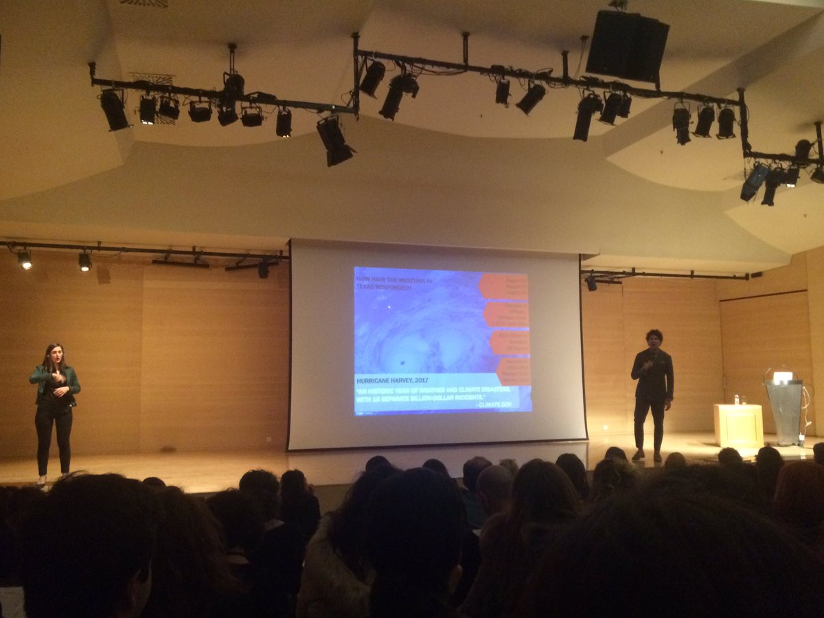 ResilientAthens's tweet photo. How museums &amp; cultural institutions can/should respond to major crises? Especially when museums are designed as shelters during emergencies?  @adamrozan during the #CoMuseum2018 #ResilientAthens https://t.co/6Z79d6193A