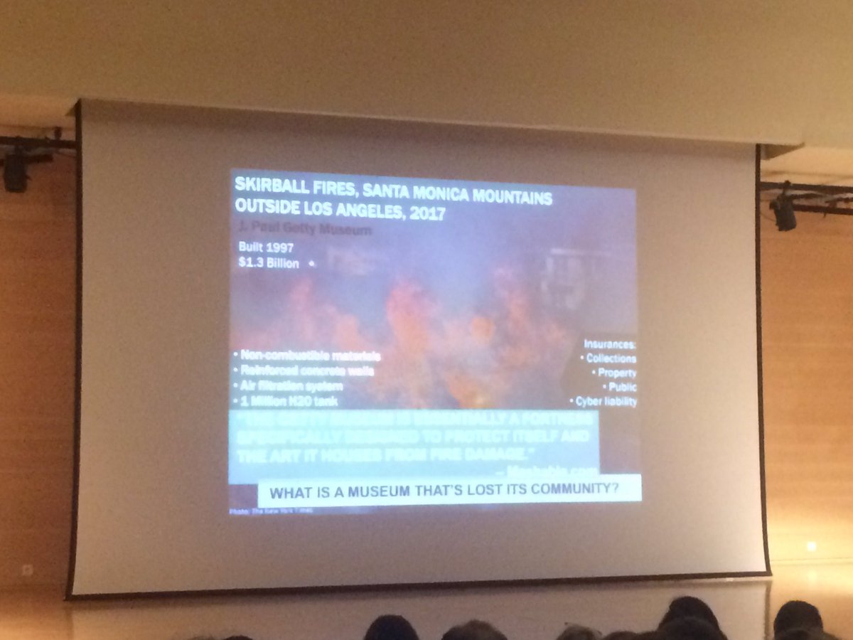 ResilientAthens's tweet photo. How museums &amp; cultural institutions can/should respond to major crises? Especially when museums are designed as shelters during emergencies?  @adamrozan during the #CoMuseum2018 #ResilientAthens https://t.co/6Z79d6193A