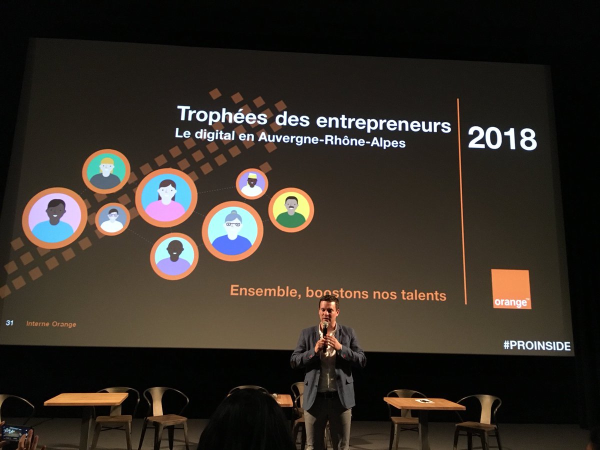LesPremieresARA's tweet photo. @LesPremieresAra assistent aujourd’hui à la remise des trophées des Entrepreneurs by @OrangeAuRA à l’institut Lumière ! Quatre Start-Up récompensées dont deux Premières AURA !! Ouverture de la soirée avec @nallet c’est parti ! #proinside https://t.co/bSxeLfqj3O