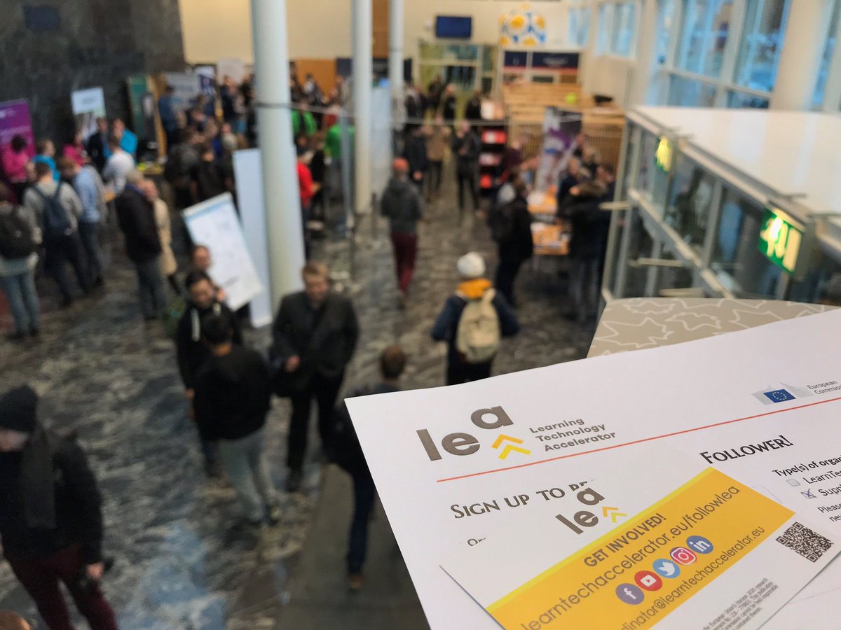 LEAaccelerator's tweet photo. LEA recruiting new followers in DuunIT event #H2020 #edtech #innovation #procurement #learntechaccelerator #technology https://t.co/XKvhjAlJLI