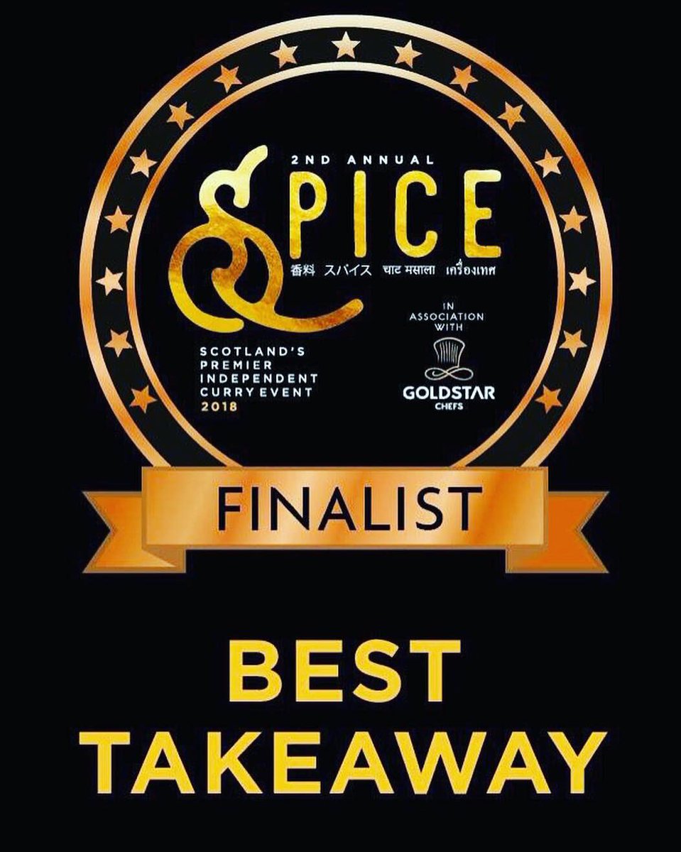 We are honoured to be up for 3 awards at this years <a href="/spiceawards/">The Spice Awards</a>, being held in Glasgow on 3rd Dec 2019.  We are looking forward to attending the event, thank you to everyone who voted for us, being shortlisted for these categories is a great achievement and means a lot to us.