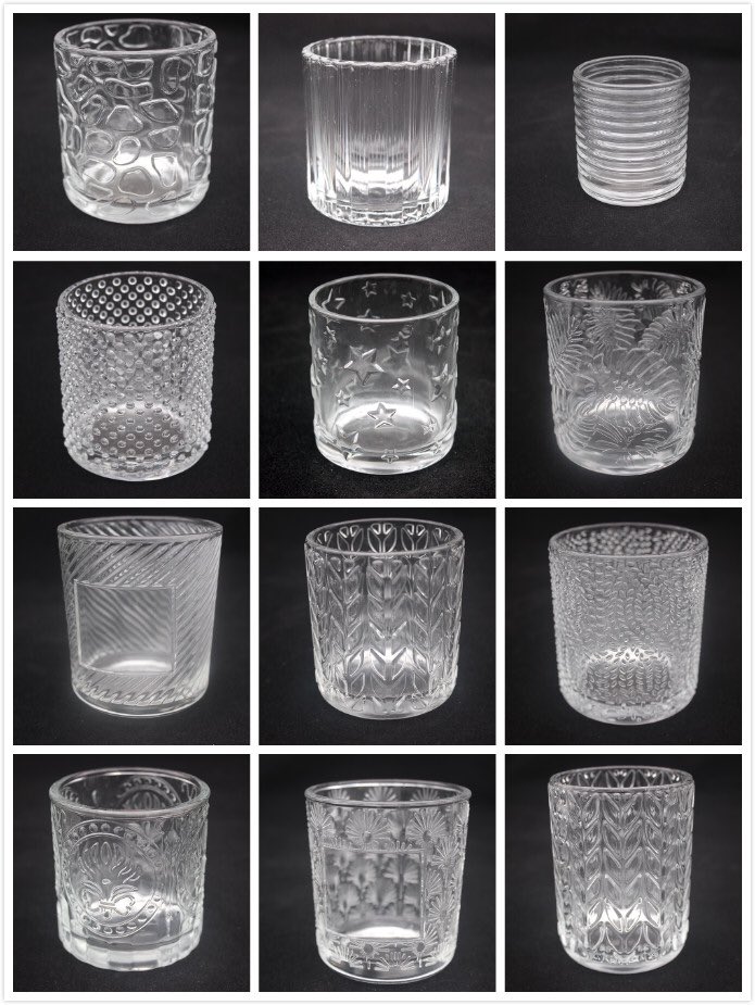 Different kinds of 80X90mm candle containers made in glass in wood and metal lid for sale.Wholesale price is 0.8USD piece including shipping,what is your price?