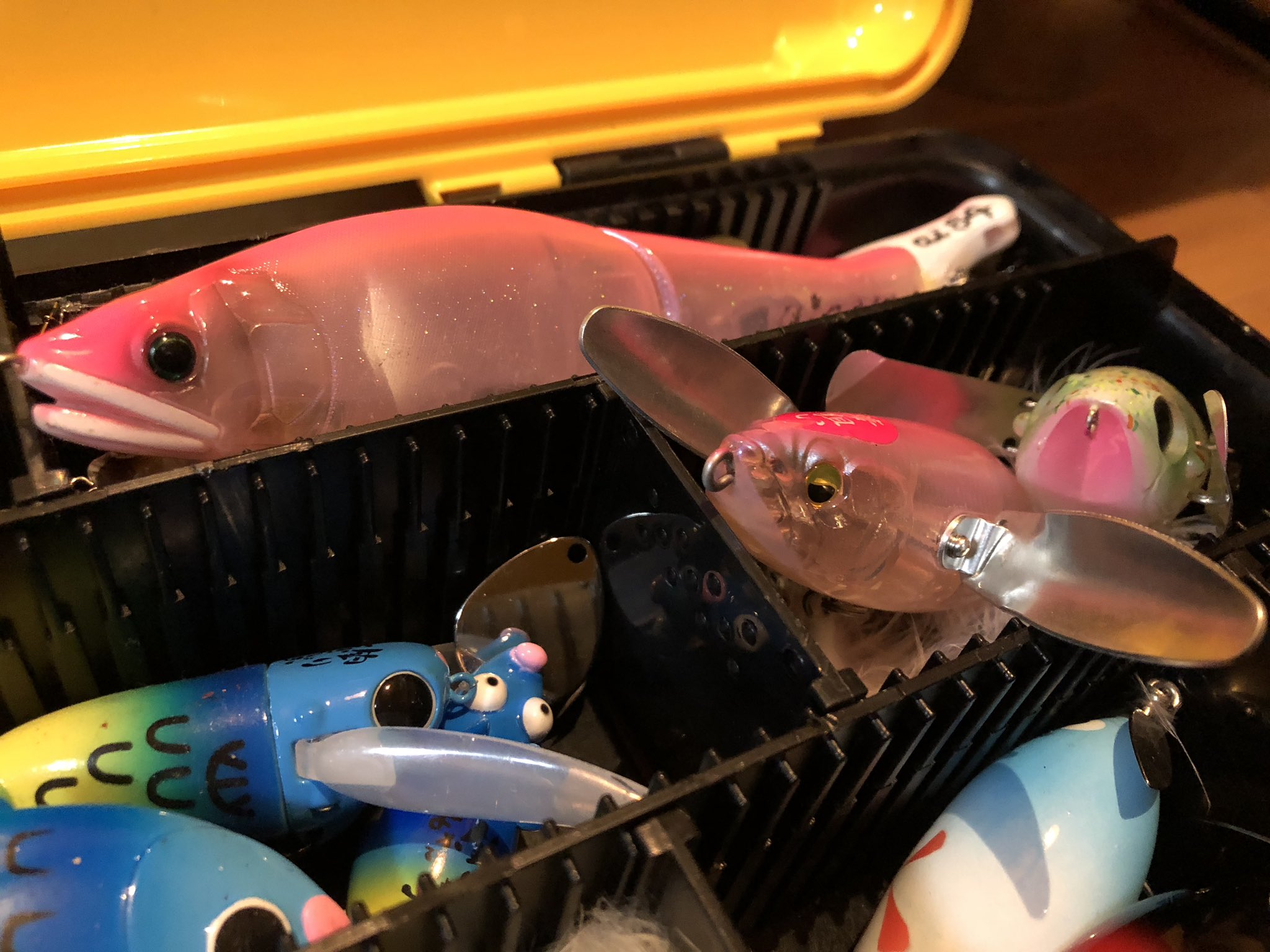 藍 My Tackle Box バス釣り 釣り ブラックバス タックルボックス 私の タックルボックス Mytackle Mytacklebox Blackbass Bassfishing Fishing Noris Jackall Raidjapan Gancraft Daiwa Osp Shimano 夢いっぱい わくわく
