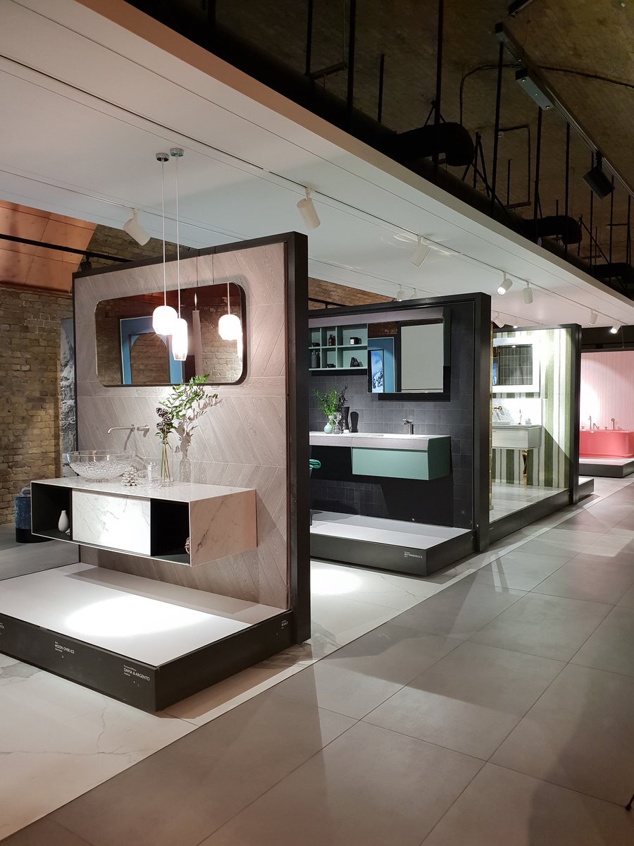 Say hello to our shiny new gallery space in the Waterloo showroom for out 2019 launch event #kaleidescape. Innovative designs from #cielo <a href="/scavolini/">Scavolini</a> <a href="/Bisazzaofficial/">Bisazza</a> <a href="/dornbracht/">Dornbracht</a> and many others