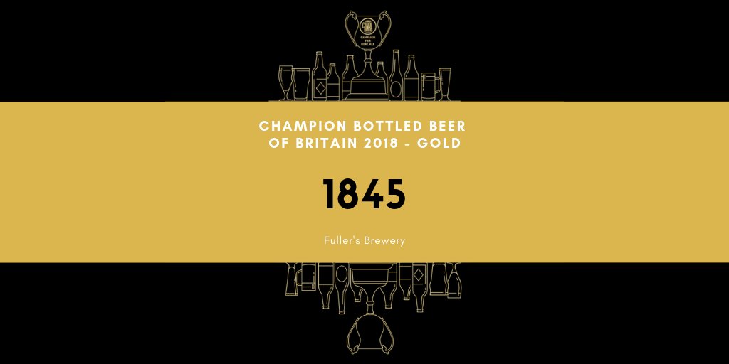 CAMRA_Official's tweet image. And the gold winner of CAMRA&apos;s Champion Bottled Beer of Britain competition is... 

@Fullers 1845 🍻

Huge congratulations to all involved!  #CBBoB #GFSWinter