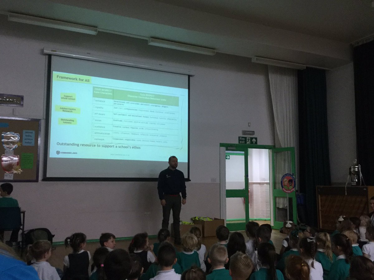 Y3RDPS's tweet image. Thank you @CommandoJoes #rdpselephants have enjoyed your talk. “It’s ok to fail once in a while, you grow stronger and learn from that.” AND Remember the very important 5 minute window...get to school 5 minutes early so you don’t run late. #teamwork #buildstrongfoundations