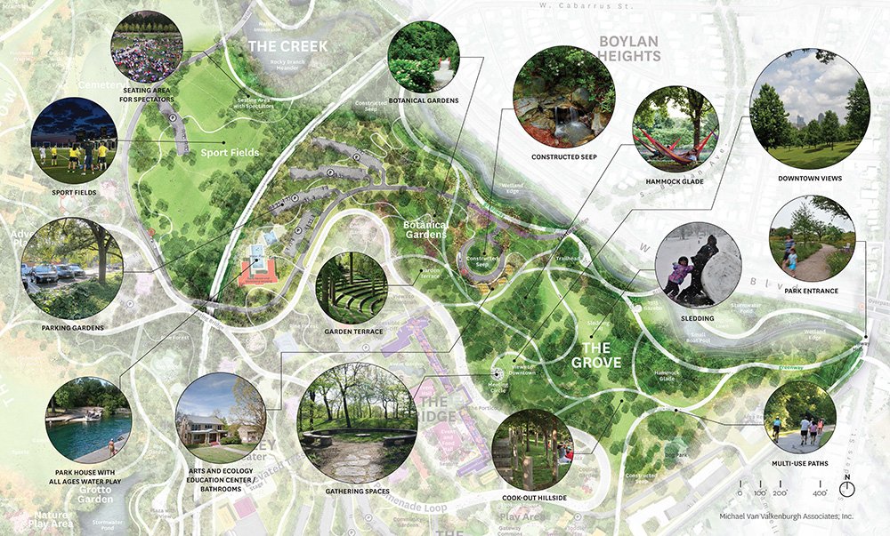 Dorothea Dix Park Before After From A Thinning Tree Canopy Buildings In Disrepair And Landfill The Historic Entry Drive Of Dix Hill Gets A Stunning Transformation Learn More And