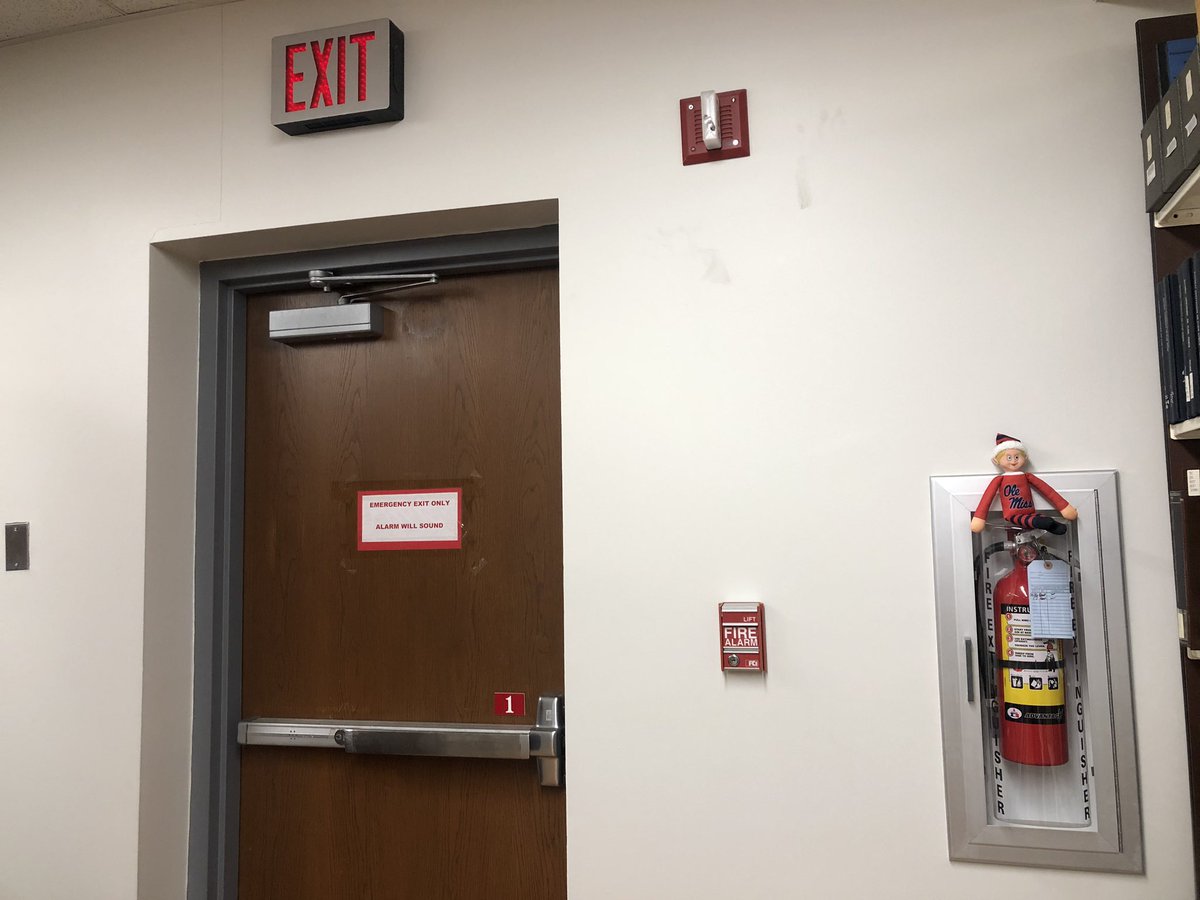 RebAlert's tweet photo. Reb knows you’re stressed with finals. Don’t fret! Keep studying hard and you shall P.A.S.S. 🧯🧯
#FireExtinguisher #KnowYourExits #PullAimSqueezeSweep #ElfOnTheShelf #RebAware https://t.co/JNABQBxGjM