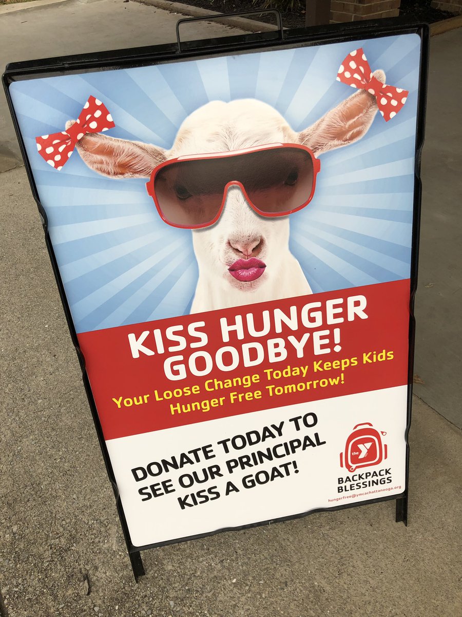 ymca_northga's tweet photo. We’re having a fun week with the new #kisshungergoodbye campaign with @WalkerCoSchools! #principalskissinggoats #wow #ymca https://t.co/uIfCs7AApZ