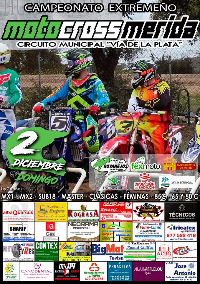 ayto_merida's tweet photo. La delegada de Deportes @aragoli y el presidente del @Royanejos, Jesús Pacheco, han presentado esta mañana la celebración de la última prueba puntuable del Campeonato Extremeño Motocross 2018, que tendrá lugar este domingo 2 de diciembre >> https://t.co/AJ2gattWrb https://t.co/ckhTtCw5Df
