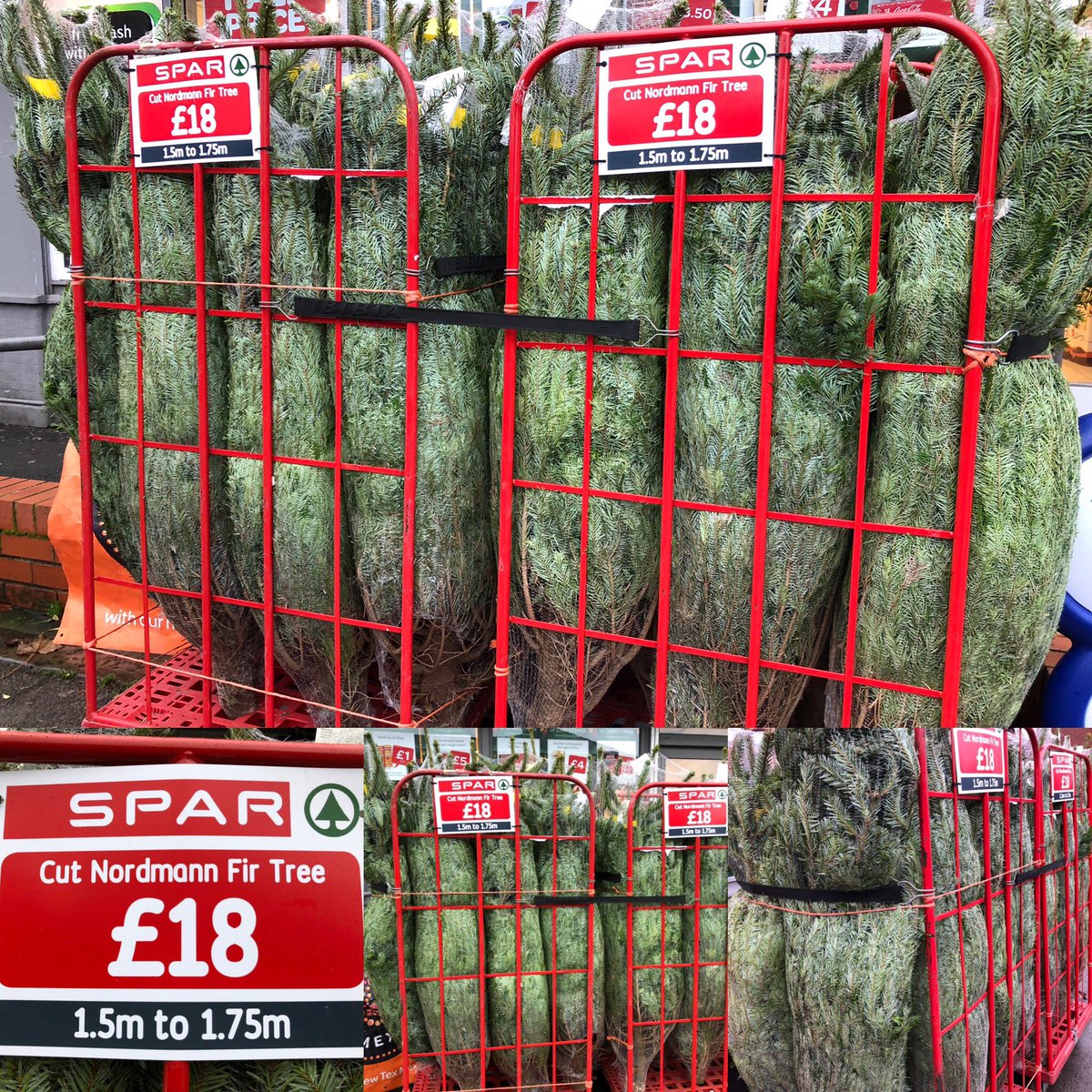 SparHawkhurstRd's tweet photo. Christmas Trees 🎄 only £18
BoOm 💥💥💥💥 https://t.co/yvL5NLjr4s