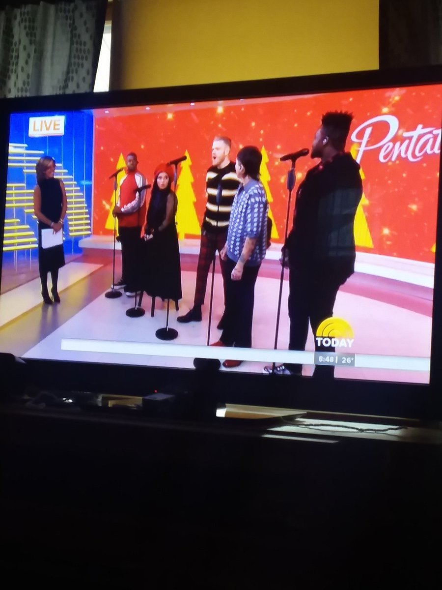 JoEllenB85's tweet photo. @PTXofficial @TODAYshow I just love you guys! #SweaterWeather @PTXofficial @TODAYshow https://t.co/XFzmheR4Fk