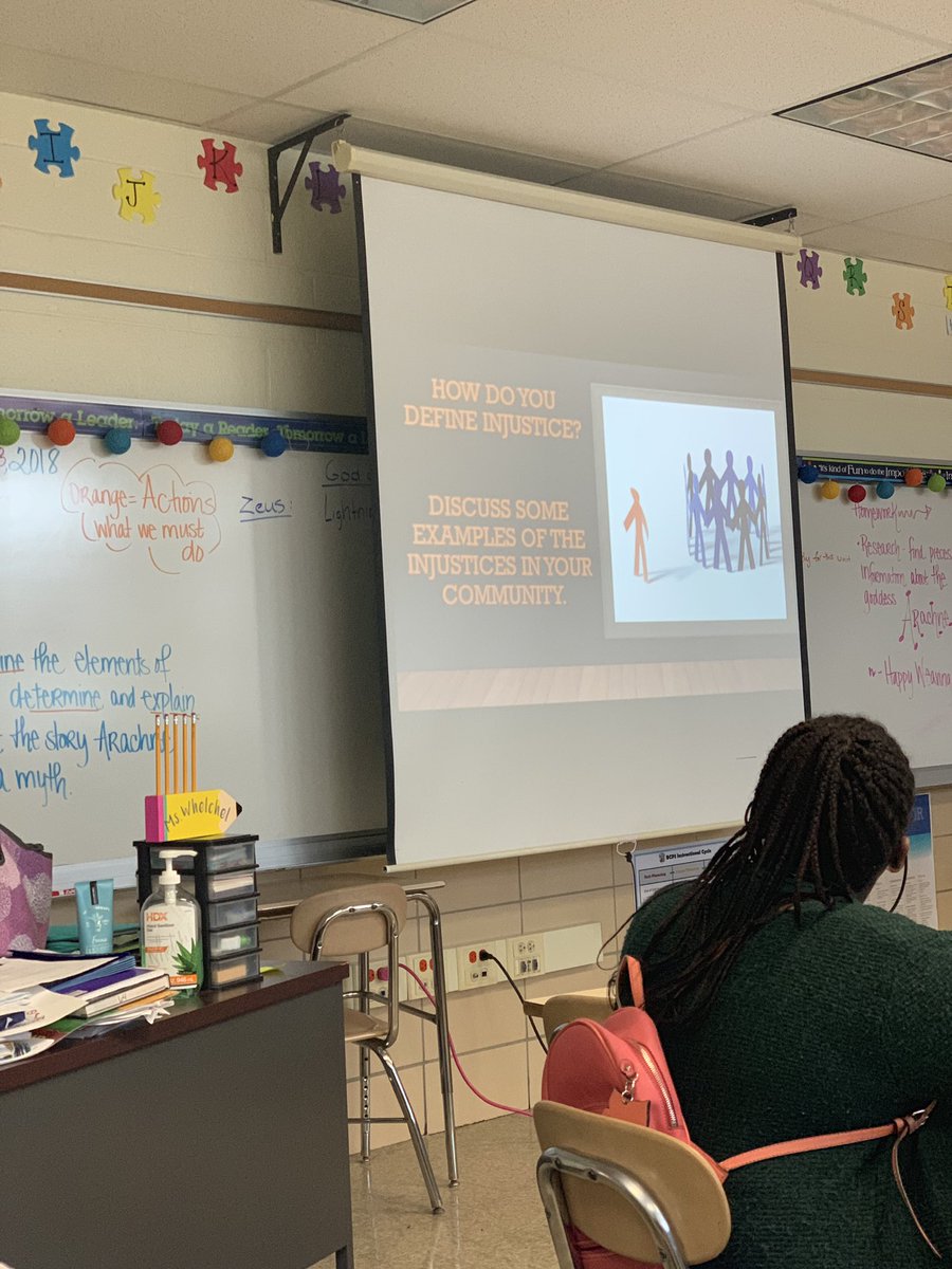 Todayโs Advisory Lesson at The Academy: โResponding To Injustice.โ โ๏ธ Powerful & rich conversations are underway! Our students are preparing to lead a more just & peaceful world! #Equity #StandUpForJustice #AntiBullying #TheGoldenRule โ at South West Academy