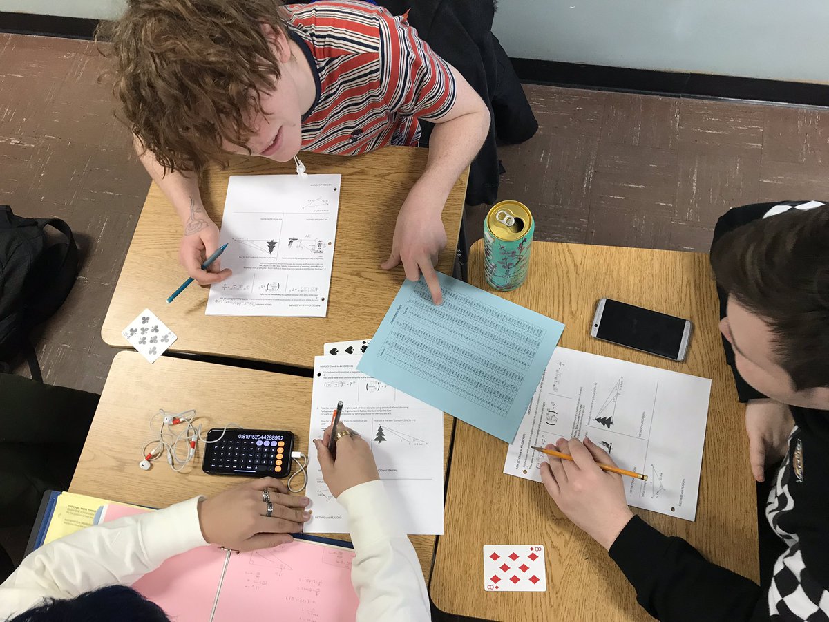 aledaklassen's tweet photo. Using a #grouptest before an individual check-in tomorrow. Loving the discussions and natural ways of checking thinking and answers. #assesswhatyouvalue #collaboration #wrdsbmath. #iteachmath https://t.co/LI0gvBpsQM