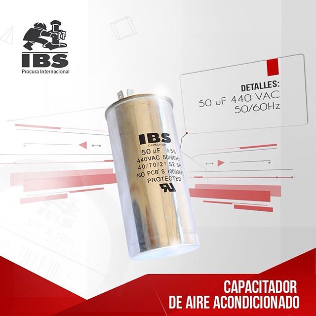 IBS de Venezuela, Capacitadores en el modelo que lo necesites... ¡Los tenemos! Nuestros capacitadores se venden de 10 piezas en adelante.
Visita nuestra pagina Web: ibsrig.com. Solicita nuestro catálogos al correo marveli.trujillo@ibsrig.com o llamar al 04246699772.