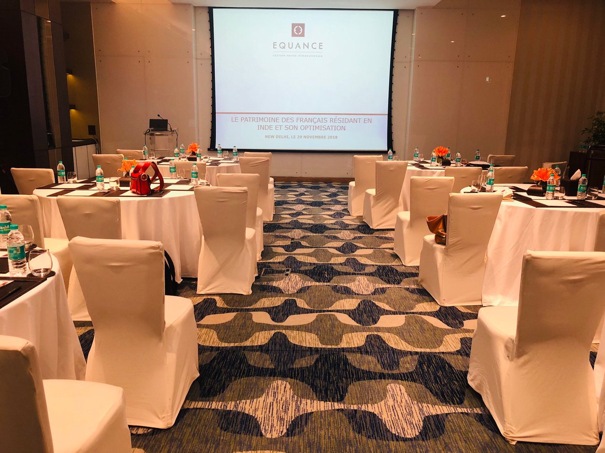 IFCCI1's tweet photo. #IFCCI in collaboration with @GestionPrivee organises its first ever event in French on the taxation scenario for French expatriates at @PullmanNewDelhi.
#seminar #tax #frenchexpats #equance #cocktail https://t.co/cHPxGN79Js