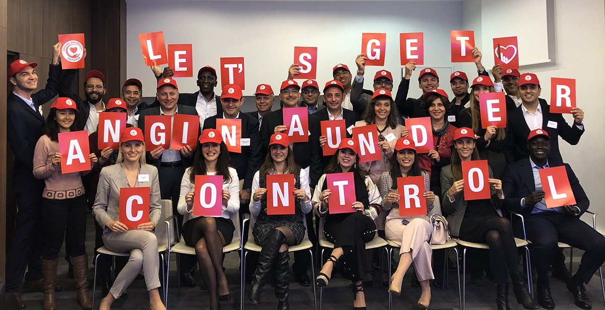 Servier's tweet photo. [#AnginaAwareness] 🙂
#Servier Africa, Near &amp; Middle East are strongly supporting the new Angina Awareness Initiative!! Join us! 
#LetsGetAnginaUnderControl #AnginaAwarenessInitiative https://t.co/Ka4fla9ZQL