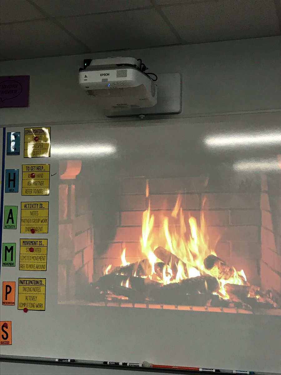 Sweiss3Weiss's tweet photo. Have a fire going on this cold day to keep my students warm! https://t.co/6TgKTQ4rkr
