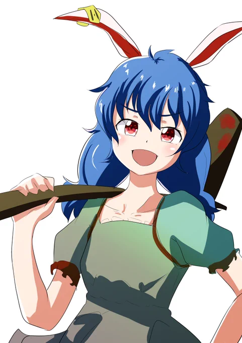 #深夜の真剣お絵描き60分一本勝負 ちょっと好戦的な清蘭 