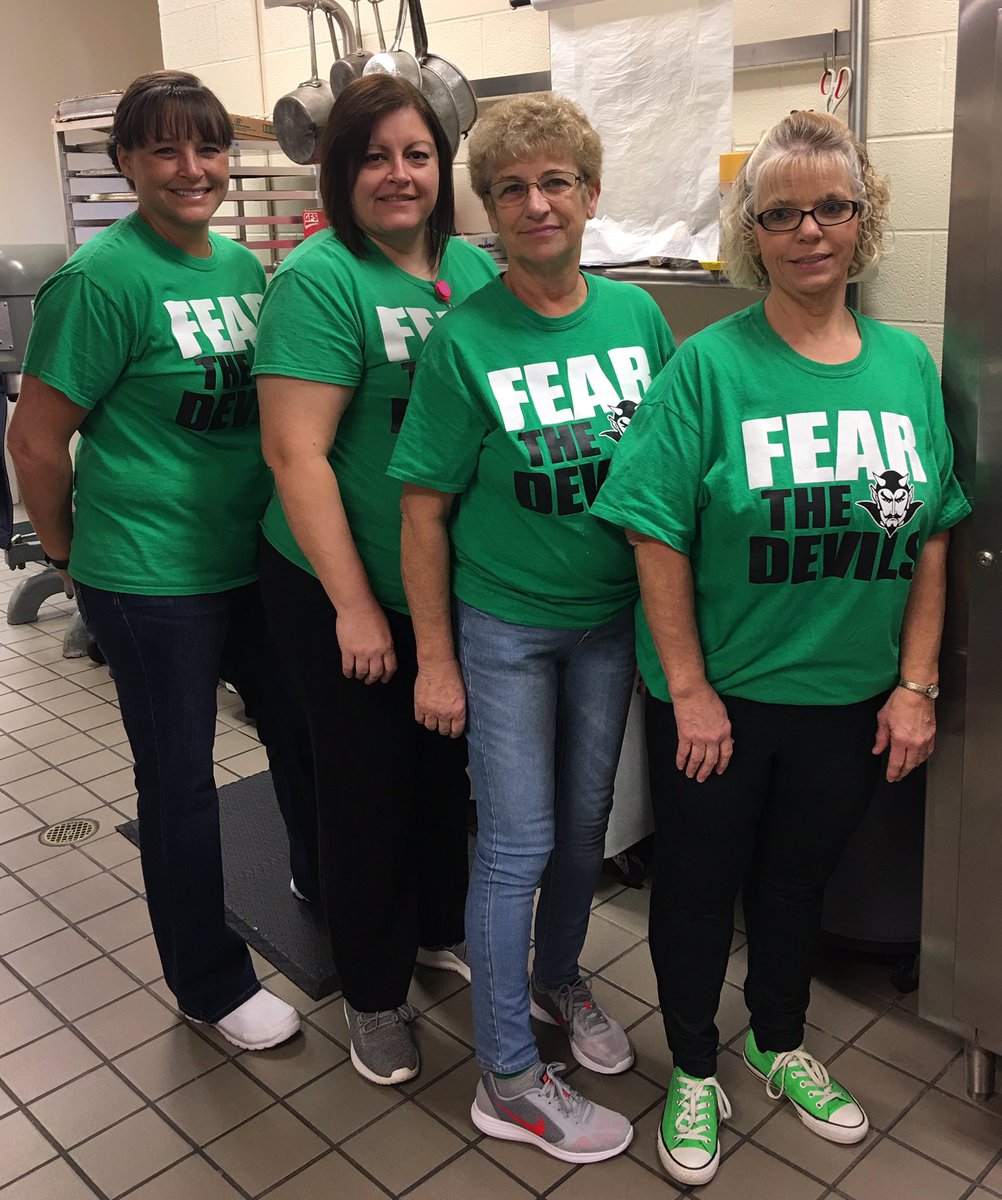 Tusculum View cheering on the Greene Devils. Bring home the gold!!