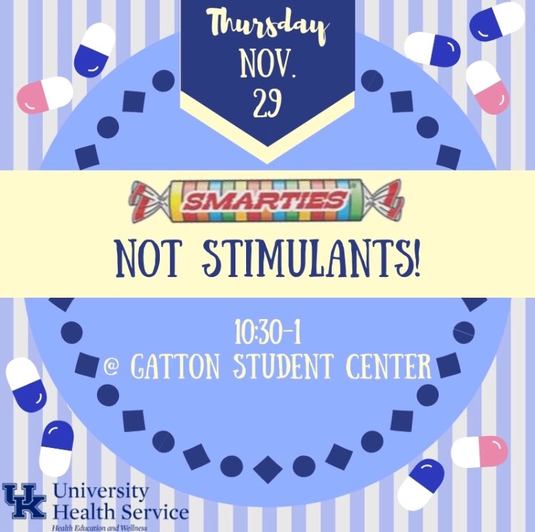 UHSPaws's tweet photo. We have some #Sweet offerings today!! Whether you’re at the Student Center or the Library before 1, grab a treat and #StressLessUK!! #LessStressMoreSuccess https://t.co/33LeUmzGIz