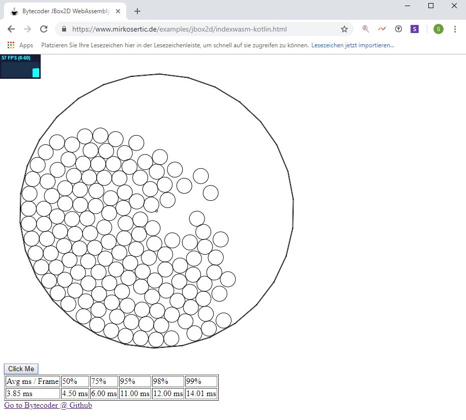 mirkosertic's tweet image. Today, I released a new version of Bytecoder! Bytecoder can transpile JVM #Bytecode to #JavaScript, #WebAssembly and #OpenCL! This release includes a cool new feature: compiling #Kotlin to WebAssembly without third party tools. Checkout github.com/mirkosertic/By…