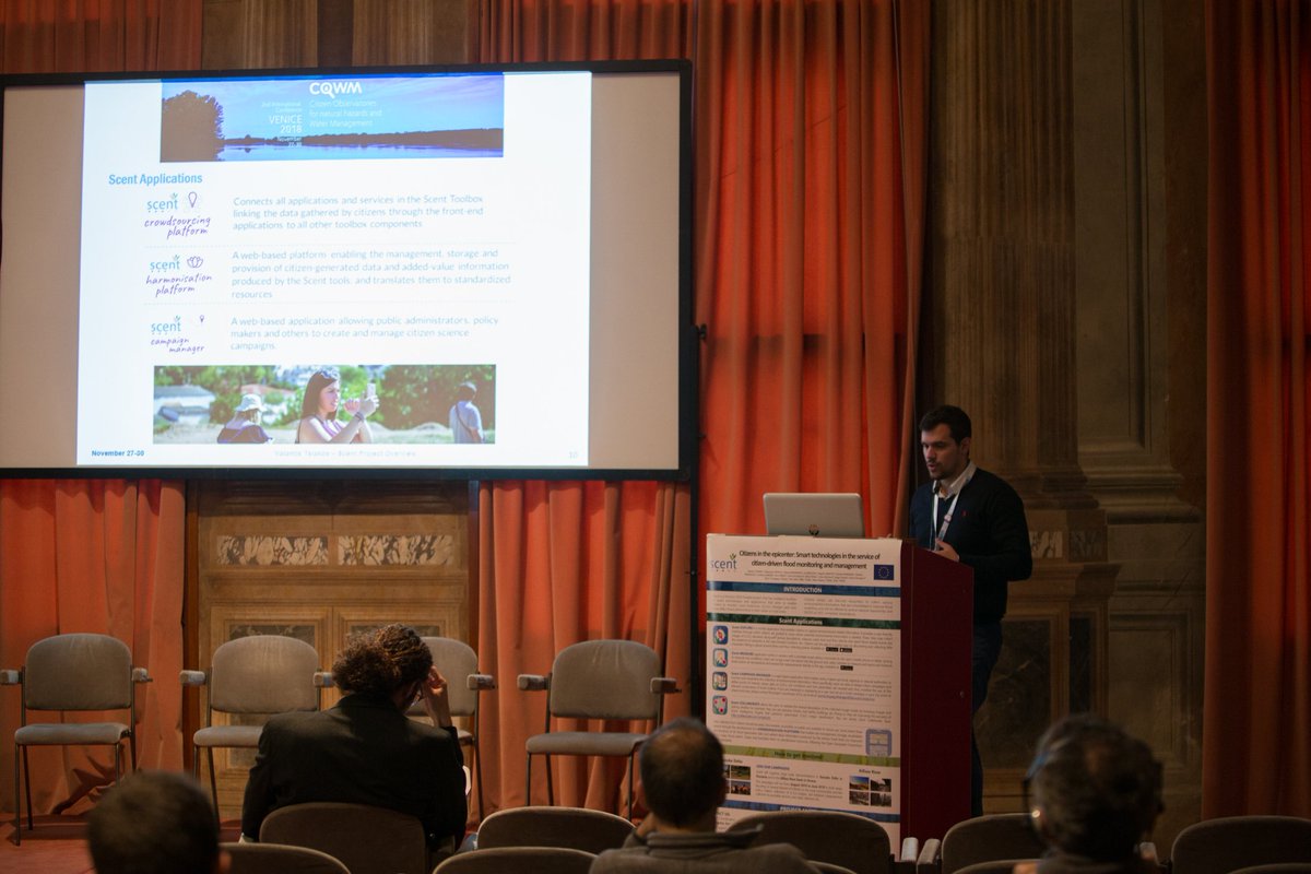 COWM2018's tweet photo. #COWM2018 Engaging #citizens  into monitoring Flood Phenomena! #Climatechange has made monitoring of flood events imperative. SCENT tool box in based on an innovative architectural design. 
https://t.co/ft943LJj38 
https://t.co/QlLr1Z0kQD 
https://t.co/d6ROt0LPTS https://t.co/kOvpM9PjSz