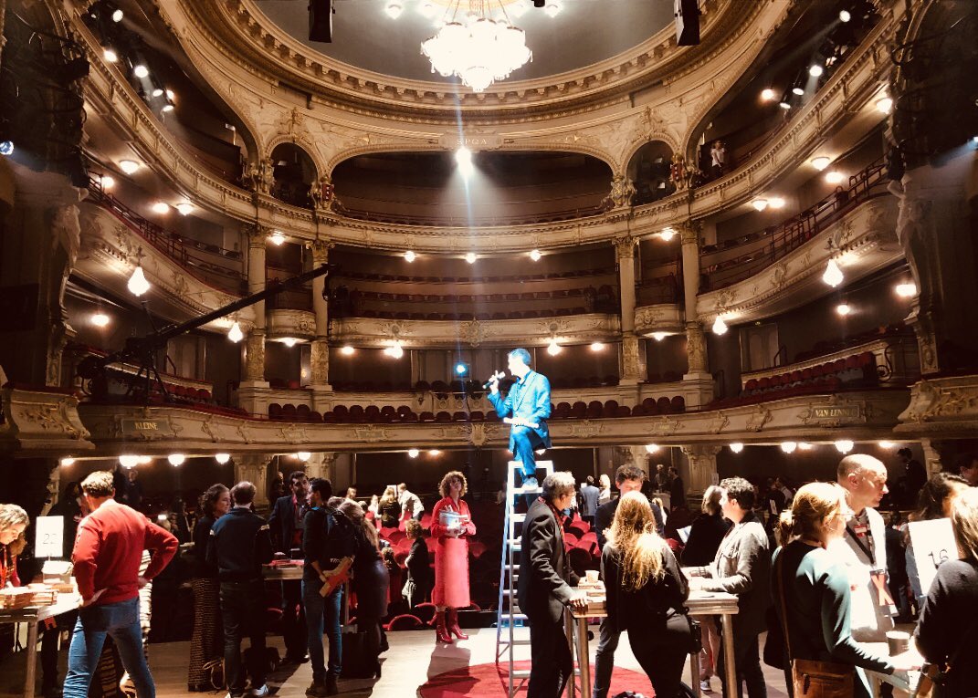 harmenvs's tweet image. Meanwhile on stage at #TEDxAmsterdam :)