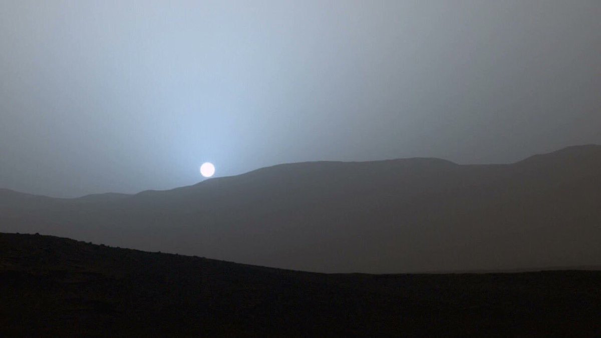 steube's tweet photo. We are the first human beings to see a Mars sunset. Its quite a thought.
via @NASA RT @davidingolcar #mars #martian #marssunset #cool #science #astronomy #exploration #NASA https://t.co/t5U3PR80qF