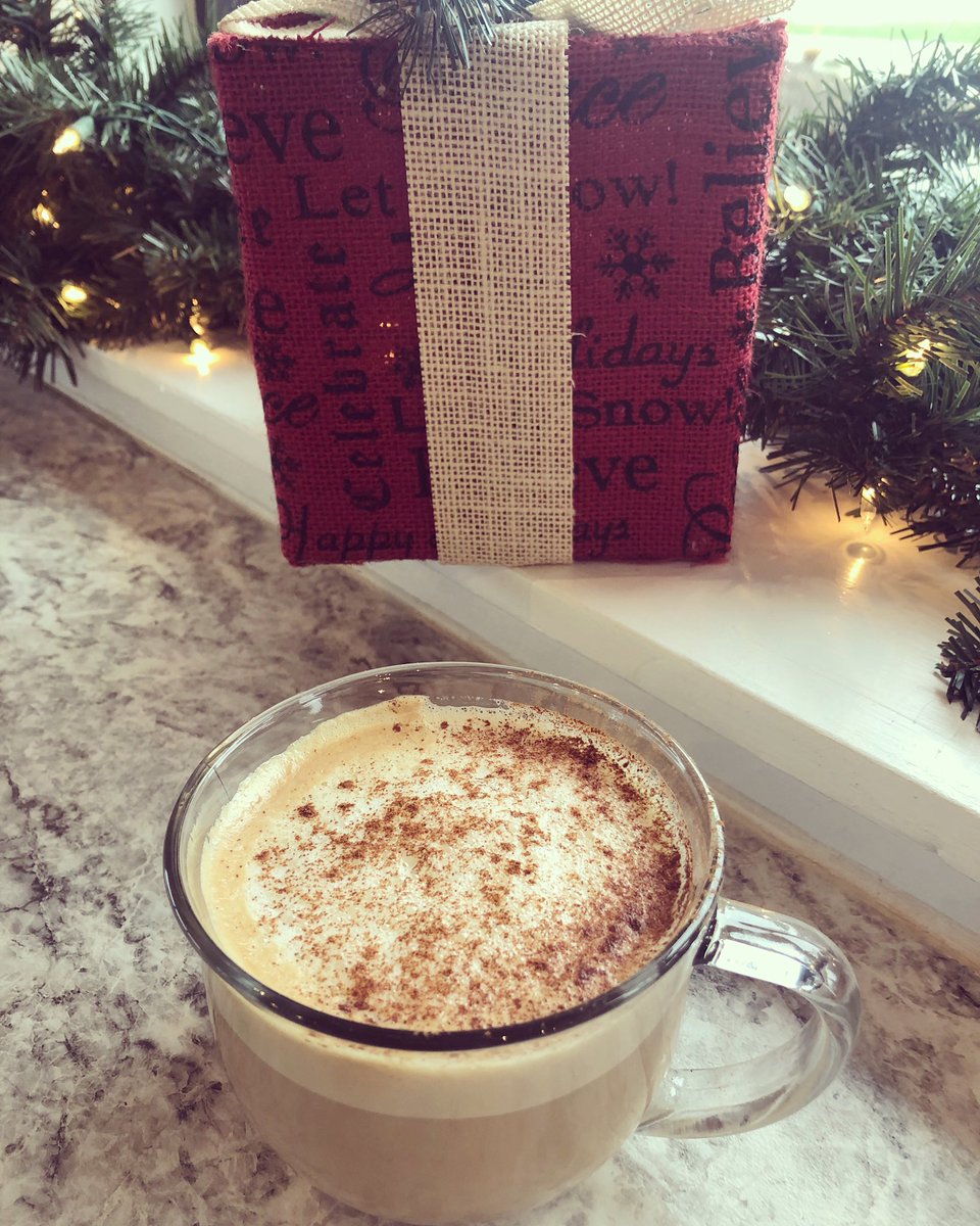 I love the drinks at this time of year!  The Egg Nog Latte is back, get it hot or iced.