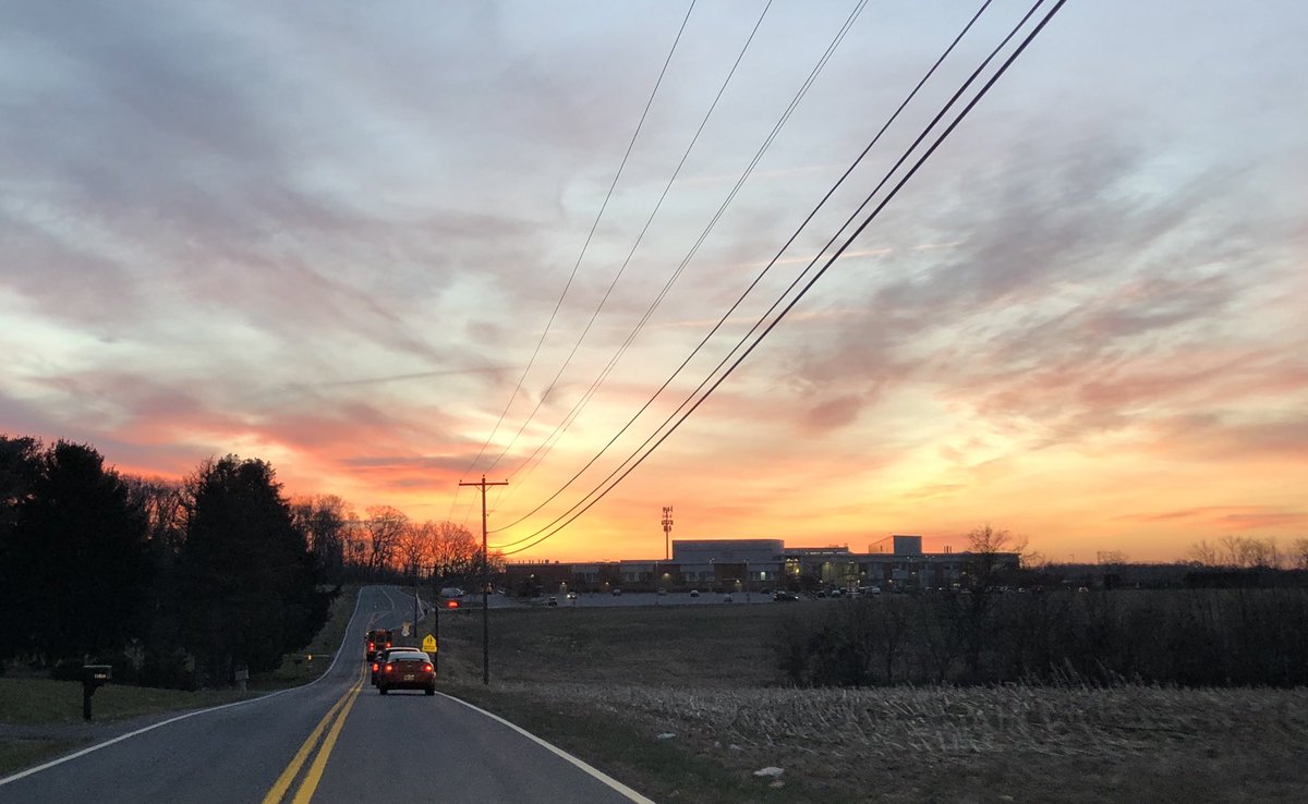 khunley66's tweet photo. It’s a beautiful sunrise for a State  Football Championship...let’s go Linganore Lancers ...bring home the Title again...@linganorefb https://t.co/pQ2LmJ1lIO