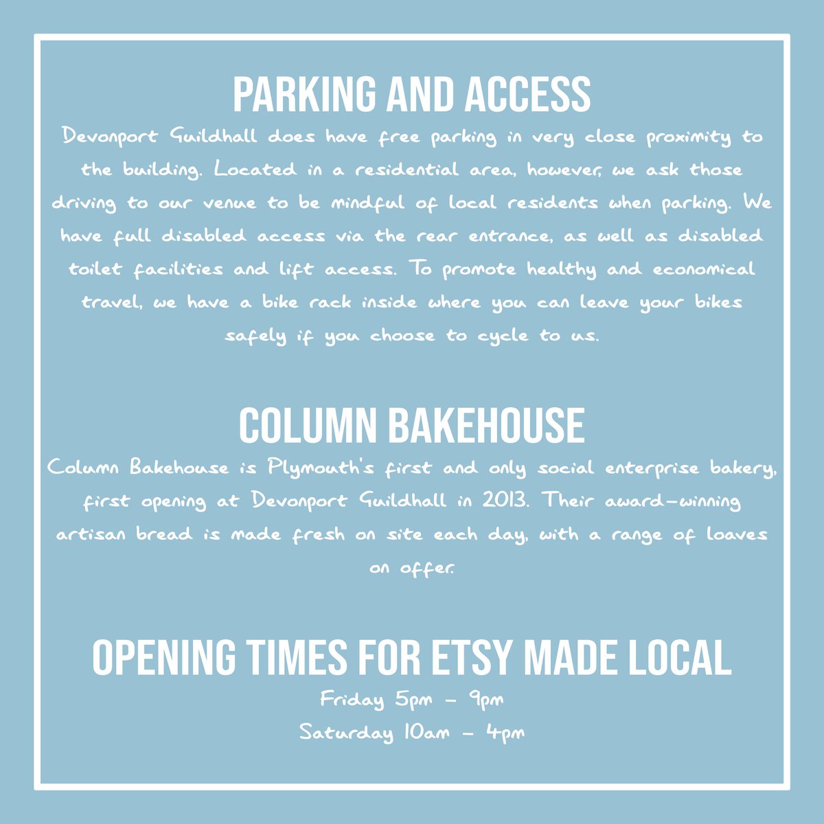 etsymadelocal's tweet photo. Directions and information about Devonport Guildhall! @DGuildhall #devonportguildhall #plymouthuk https://t.co/qnhz8GX1bx