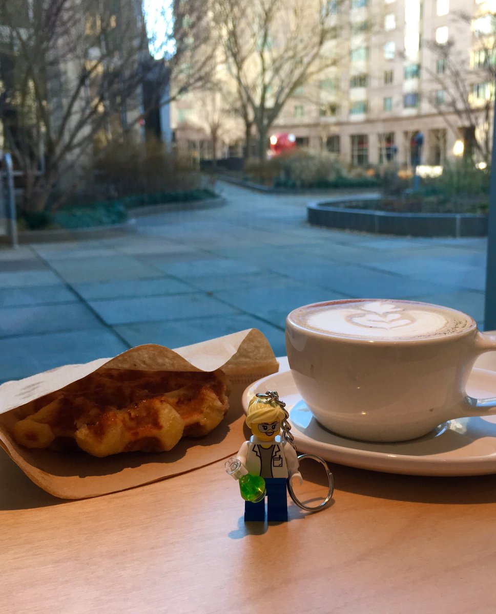 Enjoying waffles and coffee with my new #ACSLEGO pal #f18mrs ☕️