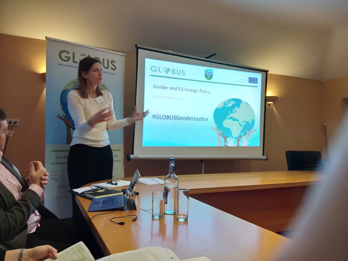 @HeleneSjursen opening presentation at the #GLOBUSGenderJustice workshop #globusjustice #globusevent #EU #Gender