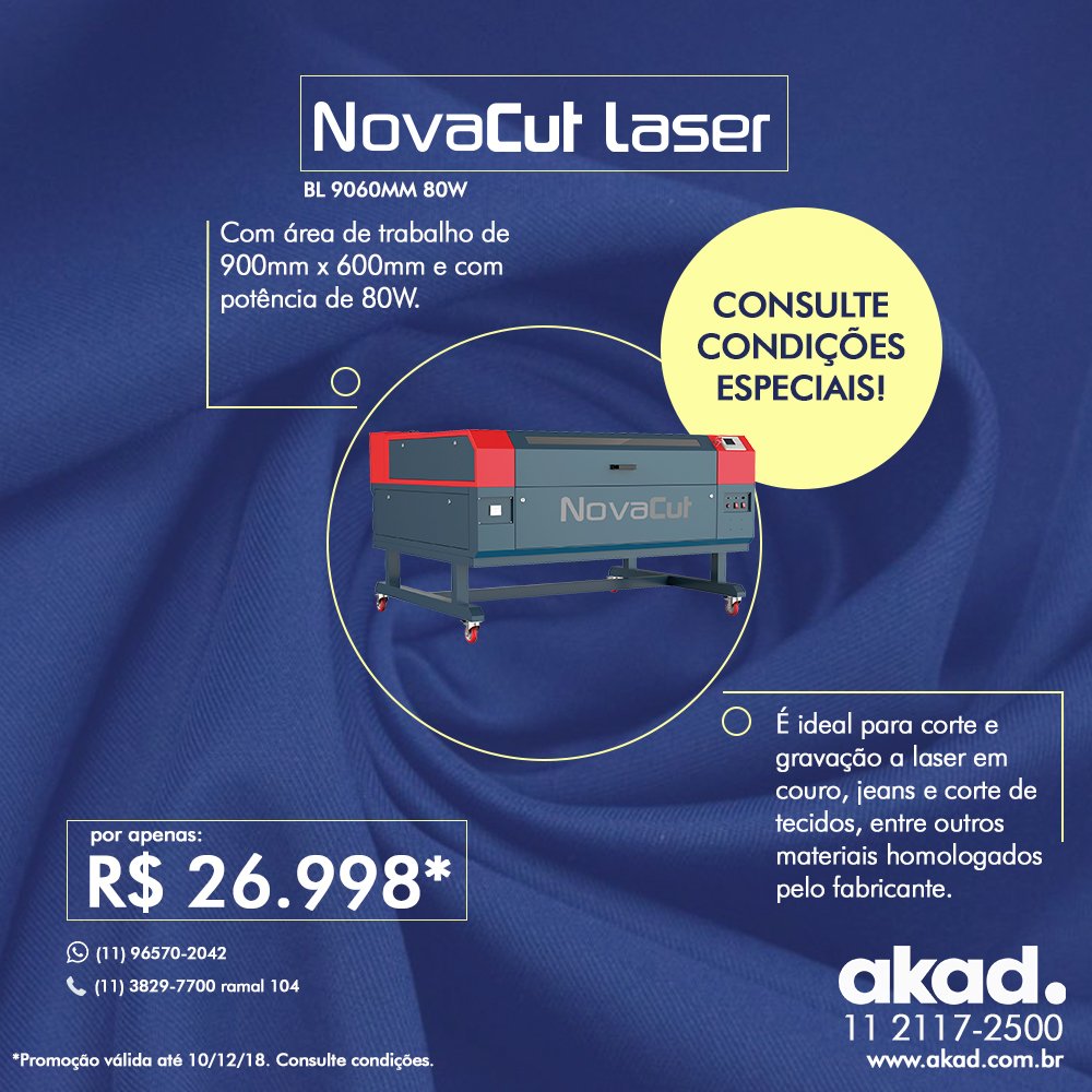 RevistaGF's tweet photo. ➡Novacut para gravação a Laser com preço especial e muito mais, só na AKAD!
🖥https://t.co/GBvwEwp8Q1
📱(11) 2117-2500
✉ gf@akad.com.br
#impressão #impressãodigital #comunicaçãovisual #revistagf #grandesformatos #bureau #cmyk #comunicação #plotter #impressora #gravação https://t.co/zXIbxJ58Gp