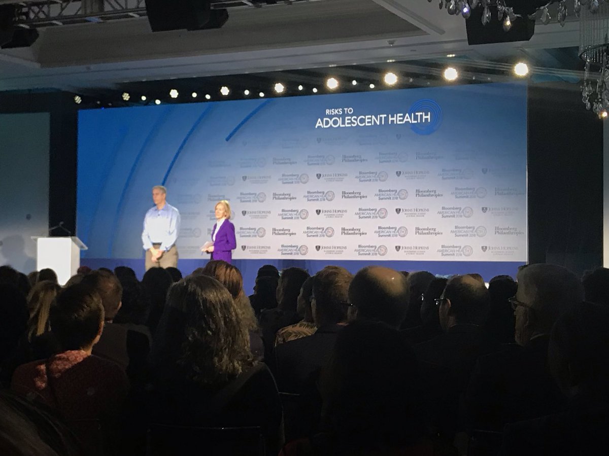 Judy Woodruff and Arne Duncan kick off Bloomberg American Health Summit. Woodruff: “Public health was the stepchild of the health field but is now front and center”