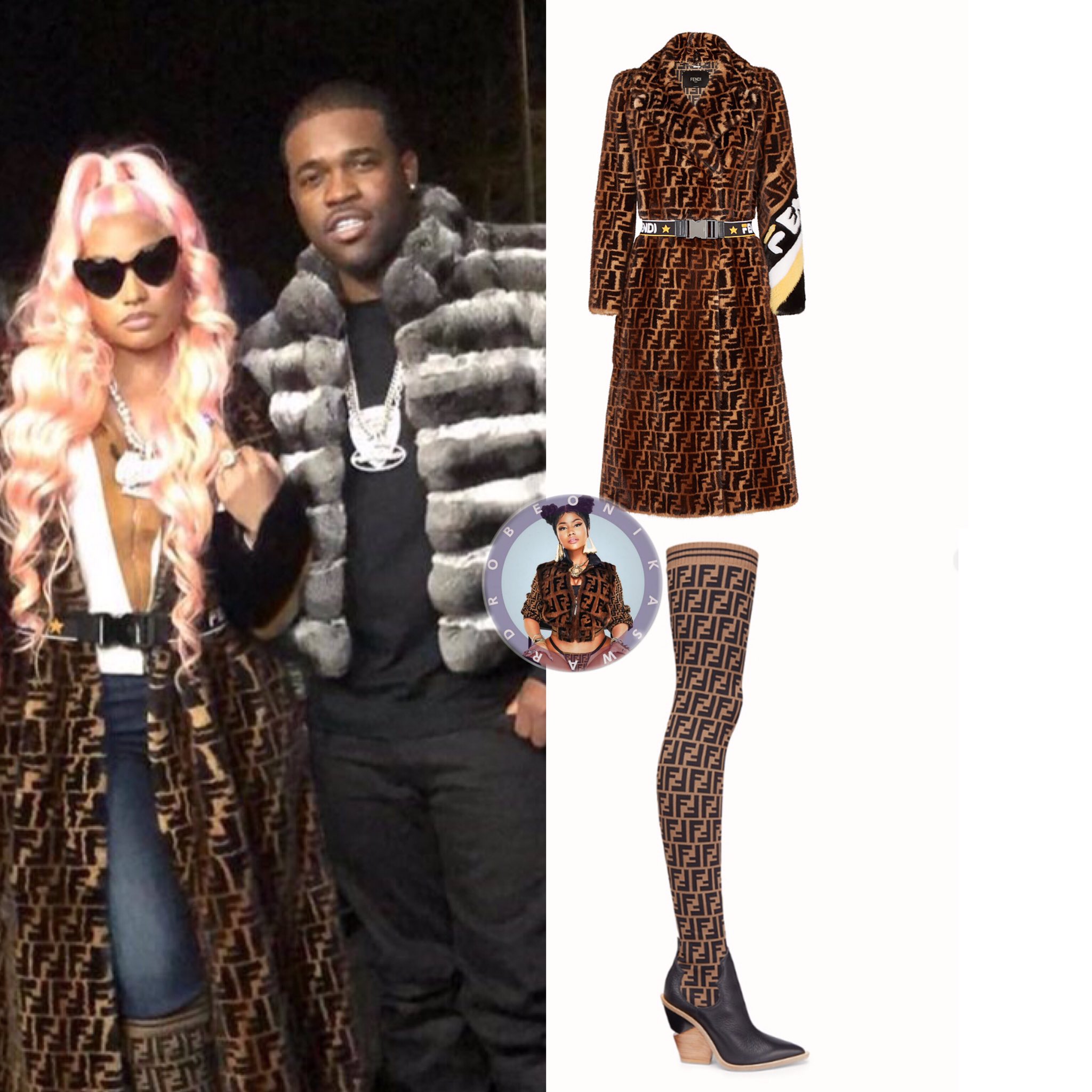 fendi fur coat nicki minaj