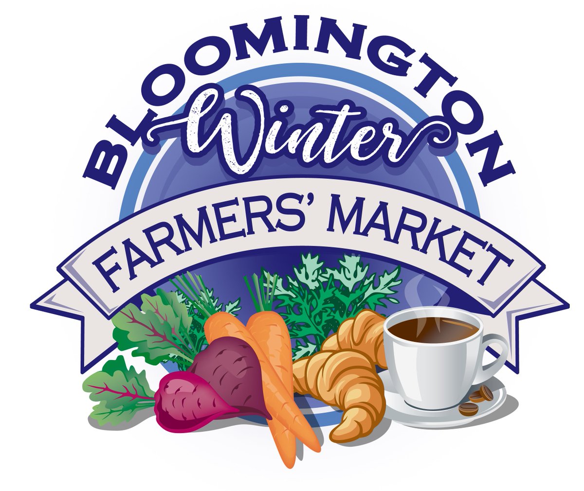 First market of the winter at #BloomingtonWinterFarmersMarket #microgreens this Saturday #coffee #tea #fun