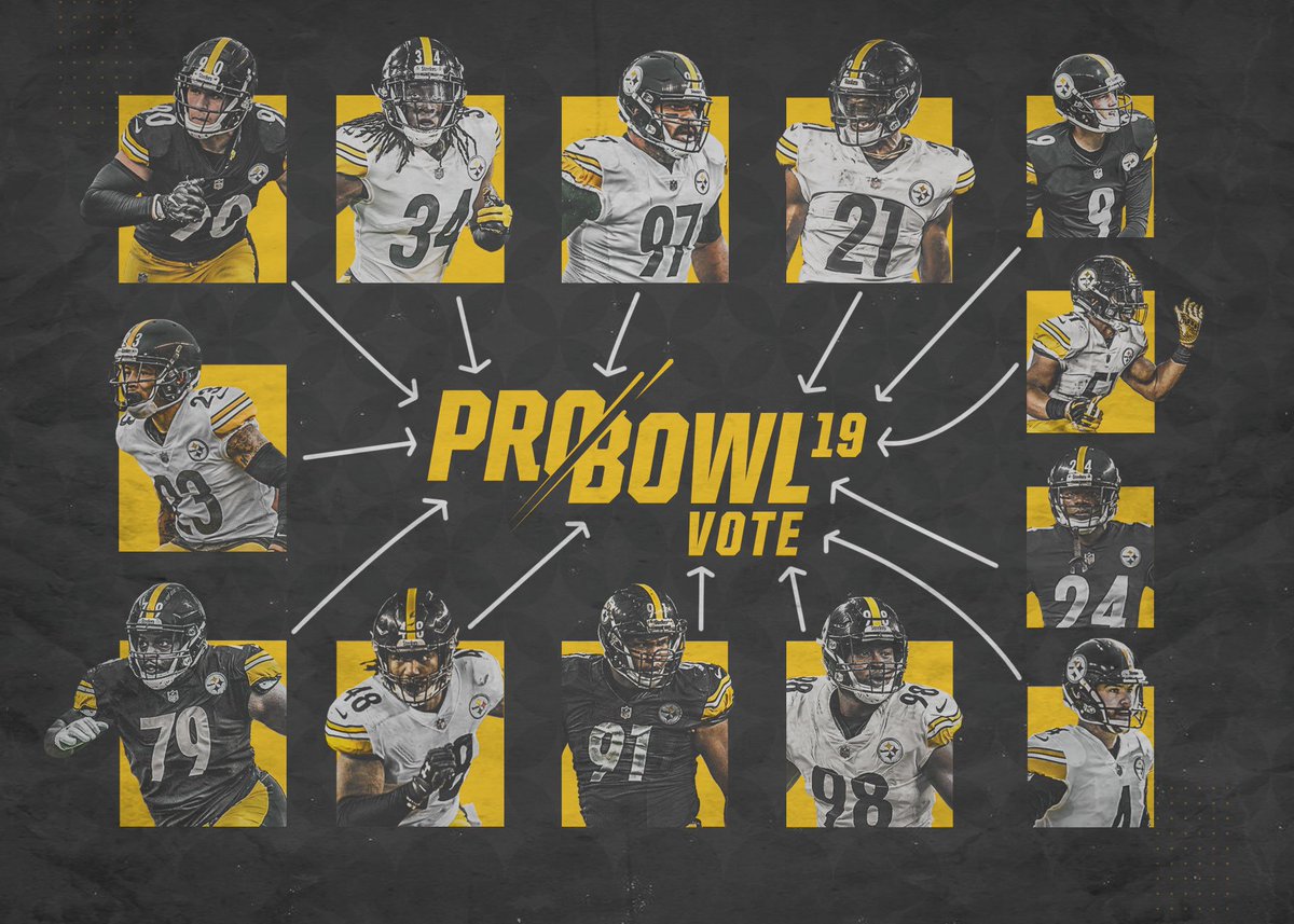 🚨EVERY RETWEET IS A #ProBowlVote🚨
#TJWatt
#TerrellEdmunds
#CameronHeyward
#SeanDavis
#ChrisBoswell
#JoeHaden
#JonBostic
#CotySensabaugh
#JavonHargrave
#BudDupree
#StephonTuitt
#VinceWilliams
#JordanBerry