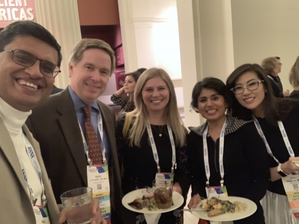 One of the best parts of #RSNA2018. Meeting friends and colleagues and @sruradiology members @ShuchiRodgers @ayakamaya @wenzac123