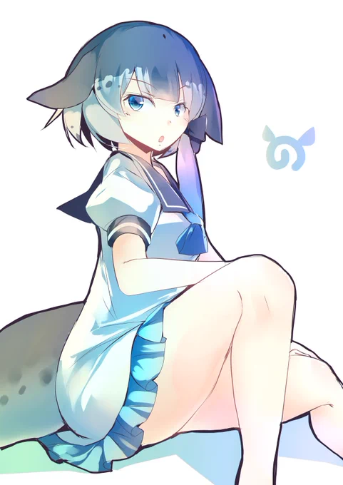イッカクちゃん練習雑描き #けものフレンズ 