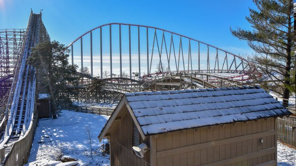 worldsoffun's tweet photo. Spend the first 20 minutes of your morning gazing at Timber Wolf covered in snow. 😍 https://t.co/Du78viAQl3