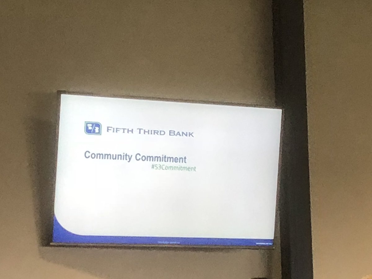 FEESummit's tweet photo. @FifthThird #53commitment doing their part for the Detroit community. Thx! https://t.co/PtMijS6WT5