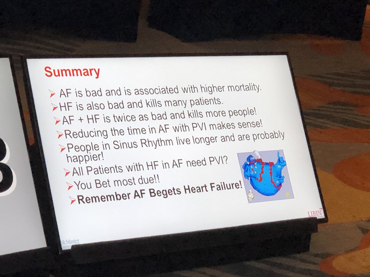 I am proud to be representing HRS at the first scientific sessions of the South American Heart Rhythm Society in Catejena. Carlos Morillo gave a great talk on af ablation in heart failure patients and he argues AF begets heart failure