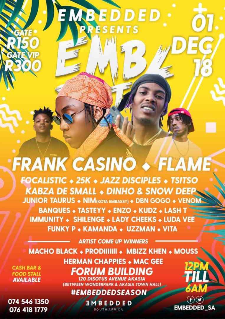 EMBEDDED_SA's tweet photo. BIGGEST EVENT IN PTA
#EMBparty4 IS GONA BE INSANE
CHECK FOR YOURSELF
EVERYONE IS HERE ππππ
FINAL POSTER https://t.co/fIhmo09kXB