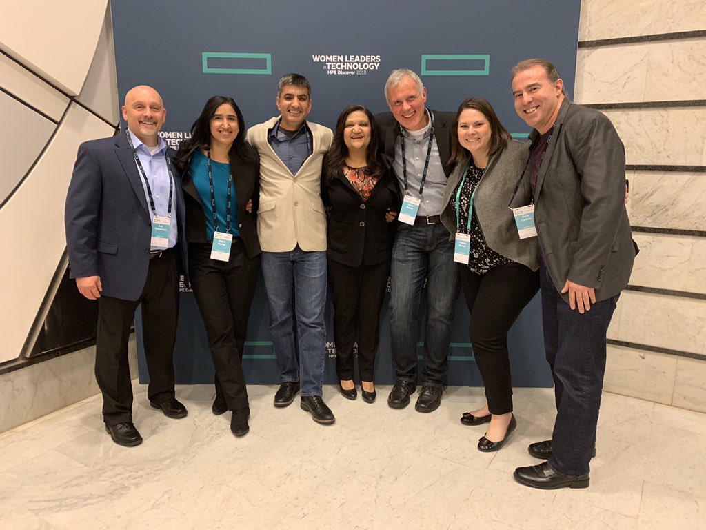Very proud of my team at #HPEDiscover for sharing the great work we are doing inside HPE IT.